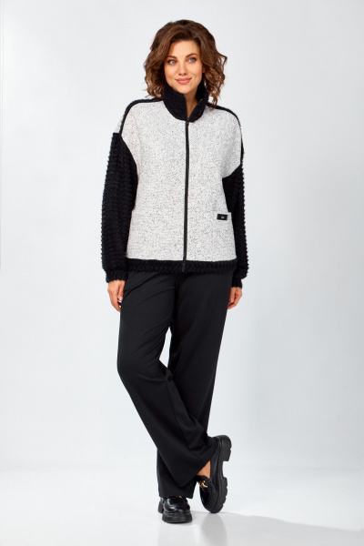 Бомбер, брюки Lady Secret 25227 беж+черный - фото 3