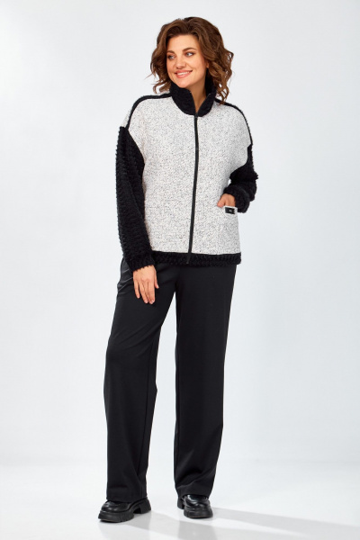 Бомбер, брюки Lady Secret 25227 беж+черный - фото 4