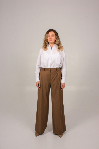 Брюки Dolce Forma BRK-BE-04_темный-беж - фото 1