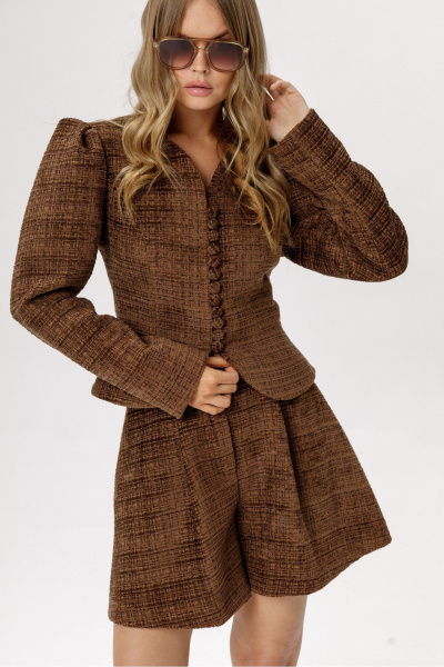 Жакет PiRS 6624 шоколадный - фото 1