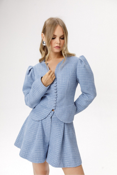 Шорты PiRS 6625 голубой - фото 3