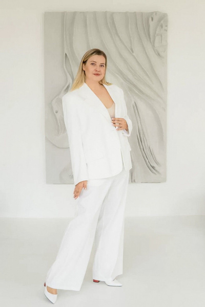 Брюки Dolce Forma BRK-BE-02_белый - фото 4