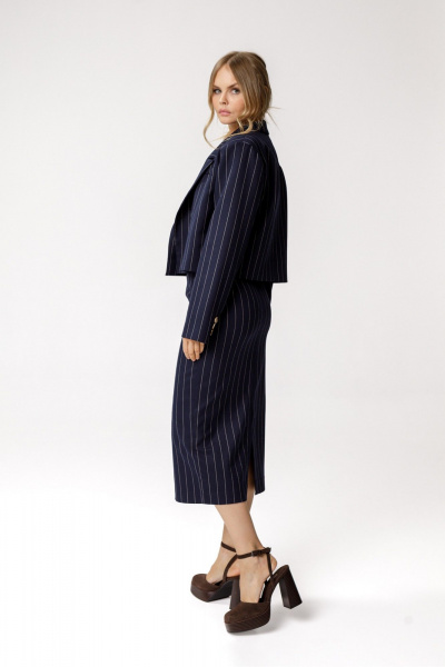 Юбка PiRS 6628 синий - фото 7