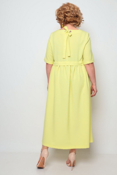 Платье Michel chic 2062 лимонный - фото 5