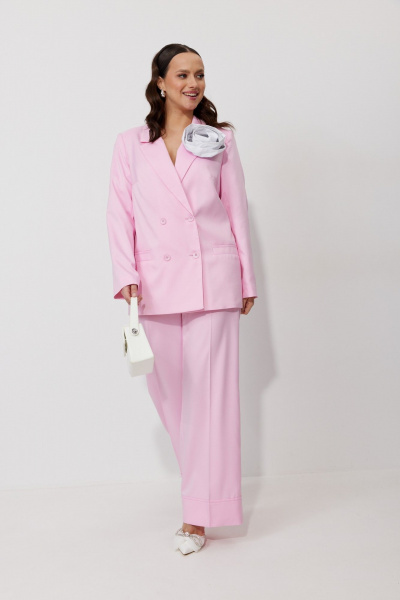 Брюки, жакет Mubliz 190 розовый - фото 21