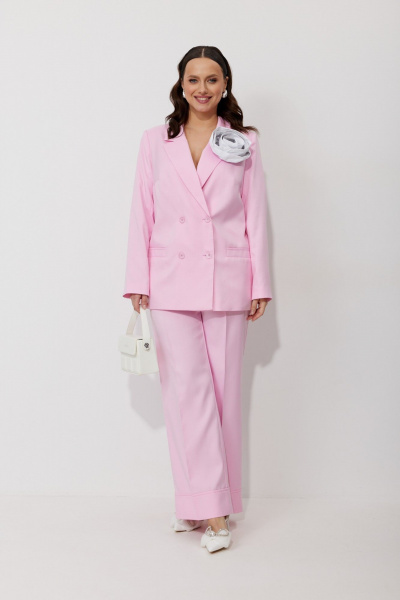 Брюки, жакет Mubliz 190 розовый - фото 13