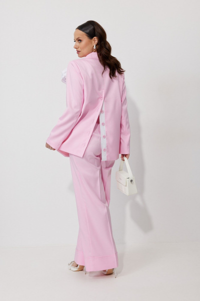 Брюки, жакет Mubliz 190 розовый - фото 12