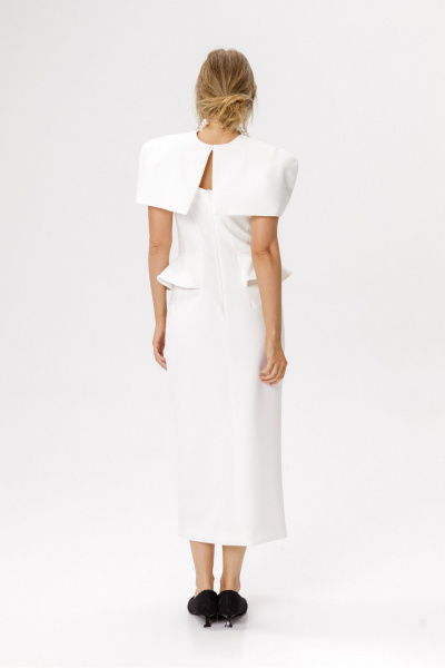 Платье PiRS 6638 молочный - фото 8