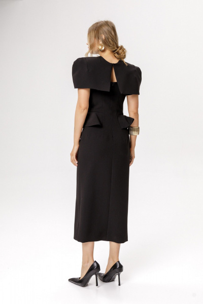 Платье PiRS 6638 черный - фото 7