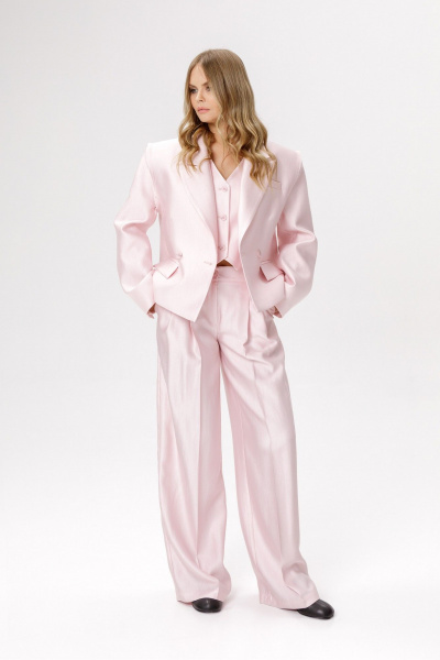 Брюки PiRS 6661 розовый - фото 7