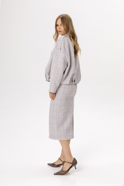 Юбка PiRS 6668 серый - фото 6