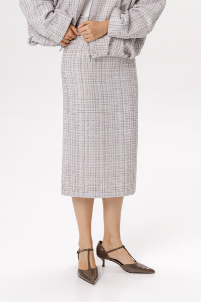 Юбка PiRS 6668 серый - фото 3