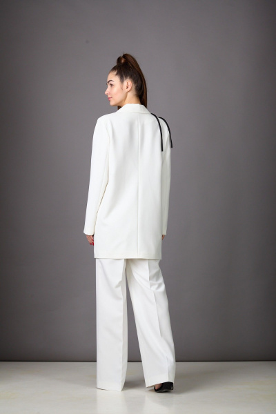 Брюки, жакет Rosheli 1175 молочный - фото 9