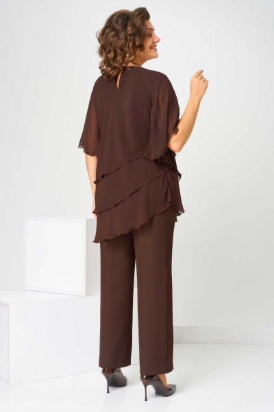 Туника Асолия 4100 коричневый - фото 6