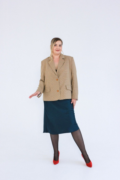 Юбка Dolce Forma YU-BE-02_изумруд - фото 3