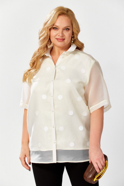 Рубашка Avenue 0352 молоко - фото 1