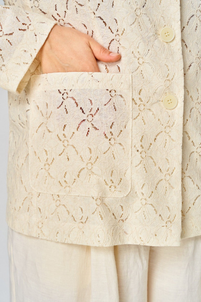 Брюки, жакет Диомант 2153 сливочное_масло - фото 10