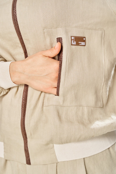 Бомбер, брюки Диомант 2154 натуральный - фото 10