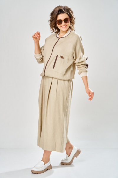 Бомбер, брюки Диомант 2154 натуральный - фото 8