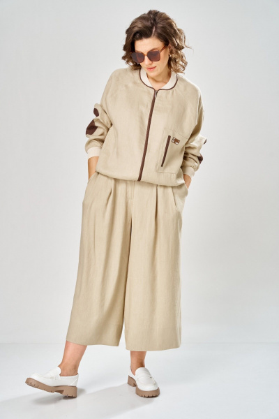 Бомбер, брюки Диомант 2154 натуральный - фото 7