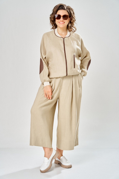 Бомбер, брюки Диомант 2154 натуральный - фото 6