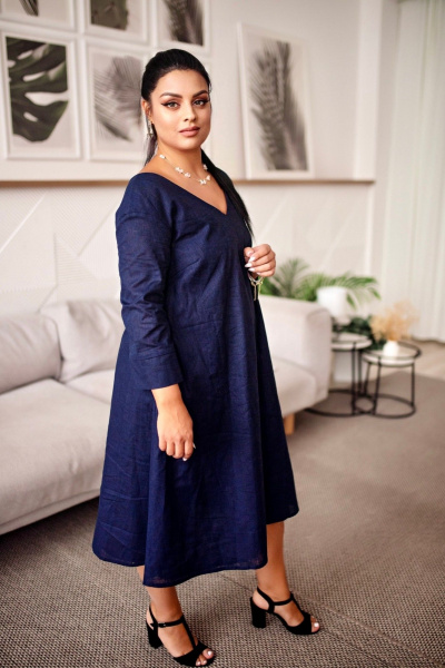 Платье Dolce Forma PLAT-BEL-02_черника_короткой - фото 6