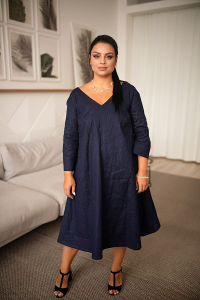 Платье Dolce Forma PLAT-BEL-02_черника_короткой - фото 5