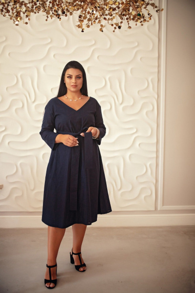 Платье Dolce Forma PLAT-BEL-02_черника_короткой - фото 3