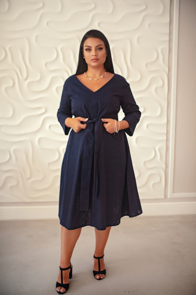 Платье Dolce Forma PLAT-BEL-02_черника_короткой - фото 2