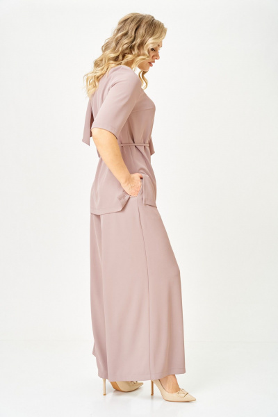 Блуза, брюки TVIN 7008 пудра - фото 8