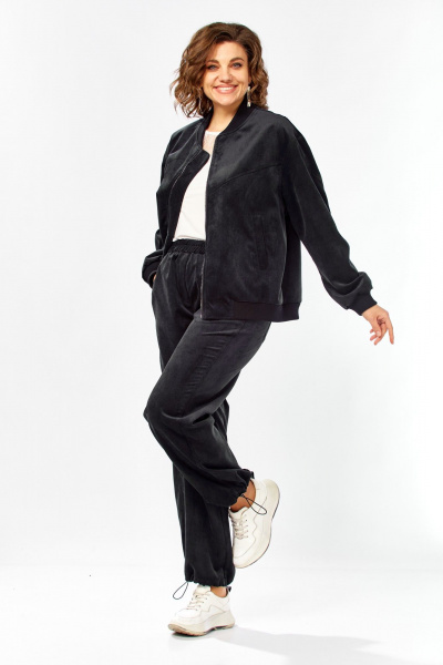 Бомбер, брюки Kauhanka 034 черный - фото 4