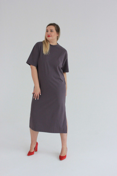 Платье Dolce Forma PLAT-BEL-FOOT-01_антрацитовый - фото 2