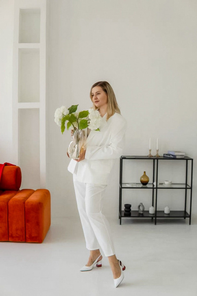 Брюки Dolce Forma BRK-BE-03_белый - фото 2