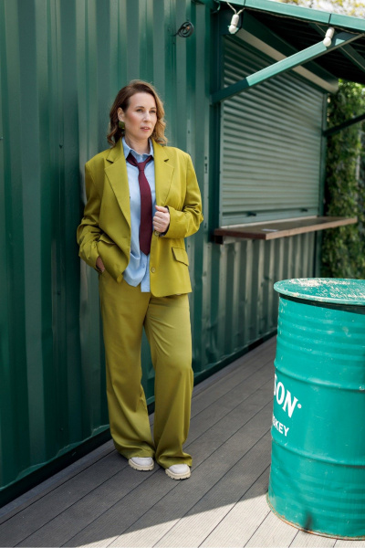 Брюки Dolce Forma BRK-BE-03_горчица - фото 6