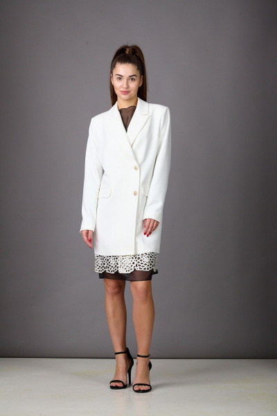 Пиджак Rosheli 1168/2 молочный - фото 6