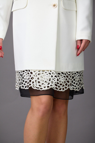 Пиджак Rosheli 1168/2 молочный - фото 5