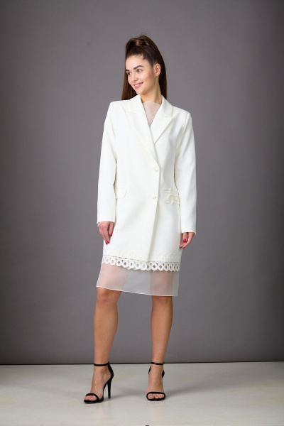 Пиджак Rosheli 1168/3 молочный - фото 3