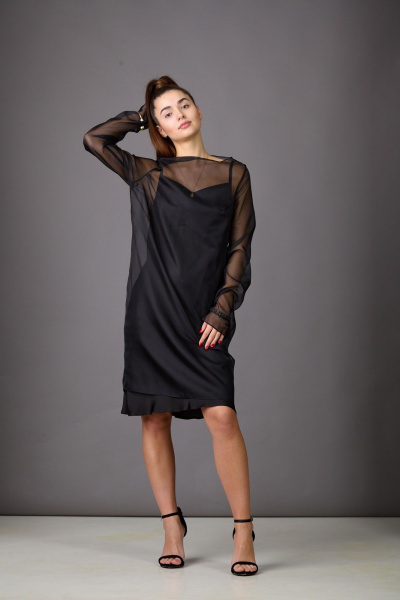 Платье Rosheli 1176 черный - фото 8