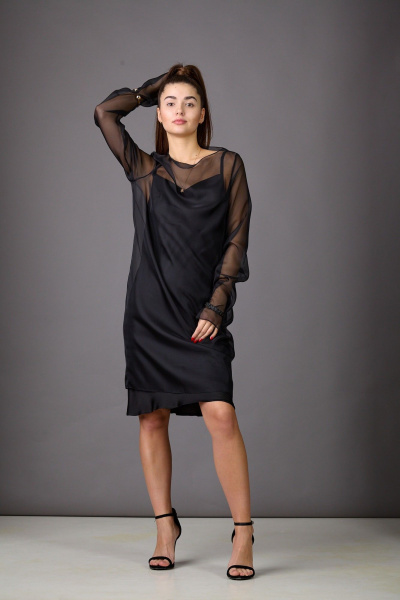 Платье Rosheli 1176 черный - фото 1