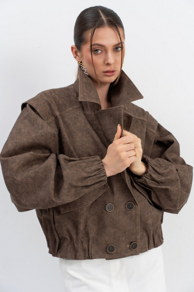 Куртка Luna М-267 коричневый - фото 8