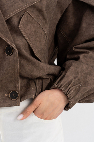 Куртка Luna М-267 коричневый - фото 3