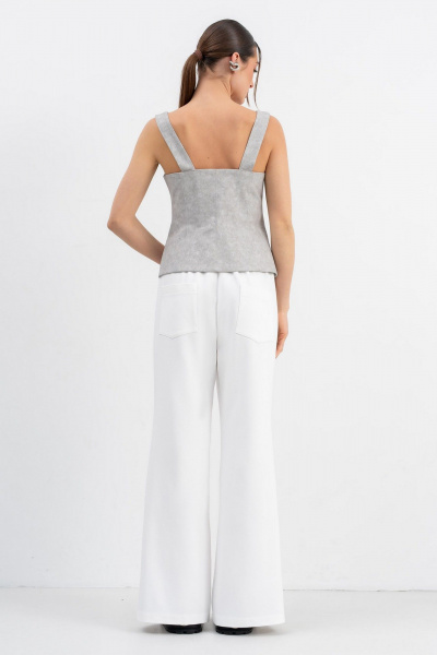 Топ Luna М-271 серый - фото 8