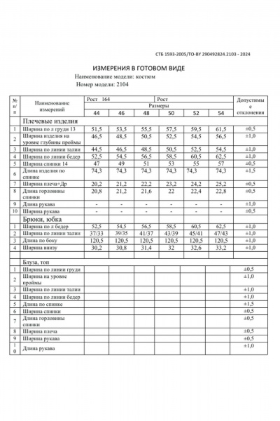 Брюки, жилет Dilana VIP 2104 белый - фото 17