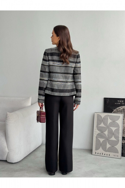 Брюки, жакет Dilana VIP 2136 мультиколор+черный - фото 7