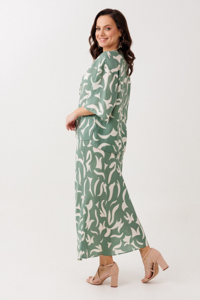 Блуза, юбка Mubliz 244 олива - фото 10