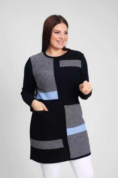 Туника BONADI 1899 синий-голубой - фото 2