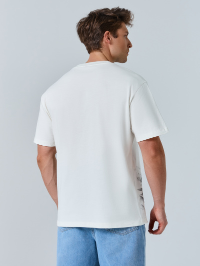 Футболка Mark Formelle 111846/25-4915П-0 св.молочный_печать4_2_сл_на_пол - фото 2