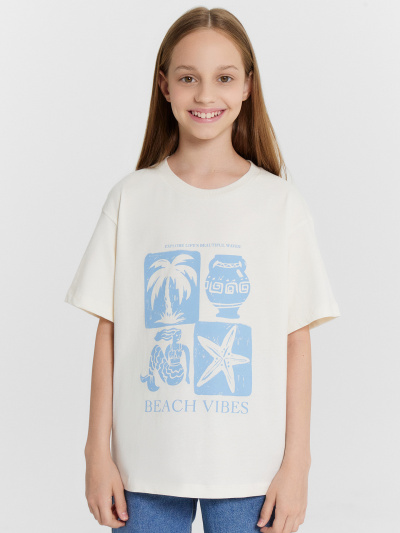 Футболка Mark Formelle 117915/24-26207П-0 молочный_печать1_3_сл_на_пол - фото 3