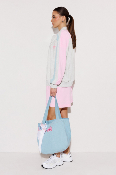 Джемпер Butеr 3276 светло-серый - фото 3