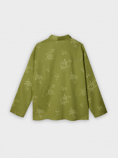 Рубашка Mark Formelle 502985-1/25-38265ПП-9 цветы_на_оливковом - фото 5